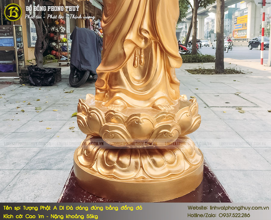 tượng Phật A Di Đà thờ tại gia đẹp