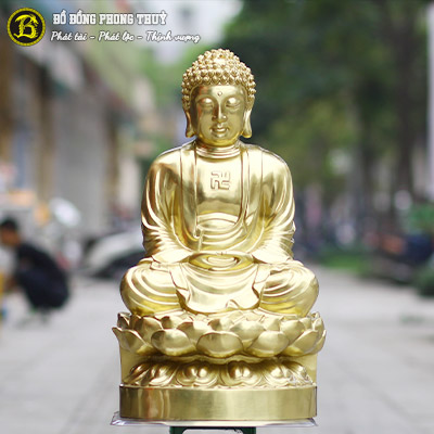 Tượng Phật Thích Ca Bằng Đồng Catut Cao 60cm - TP001