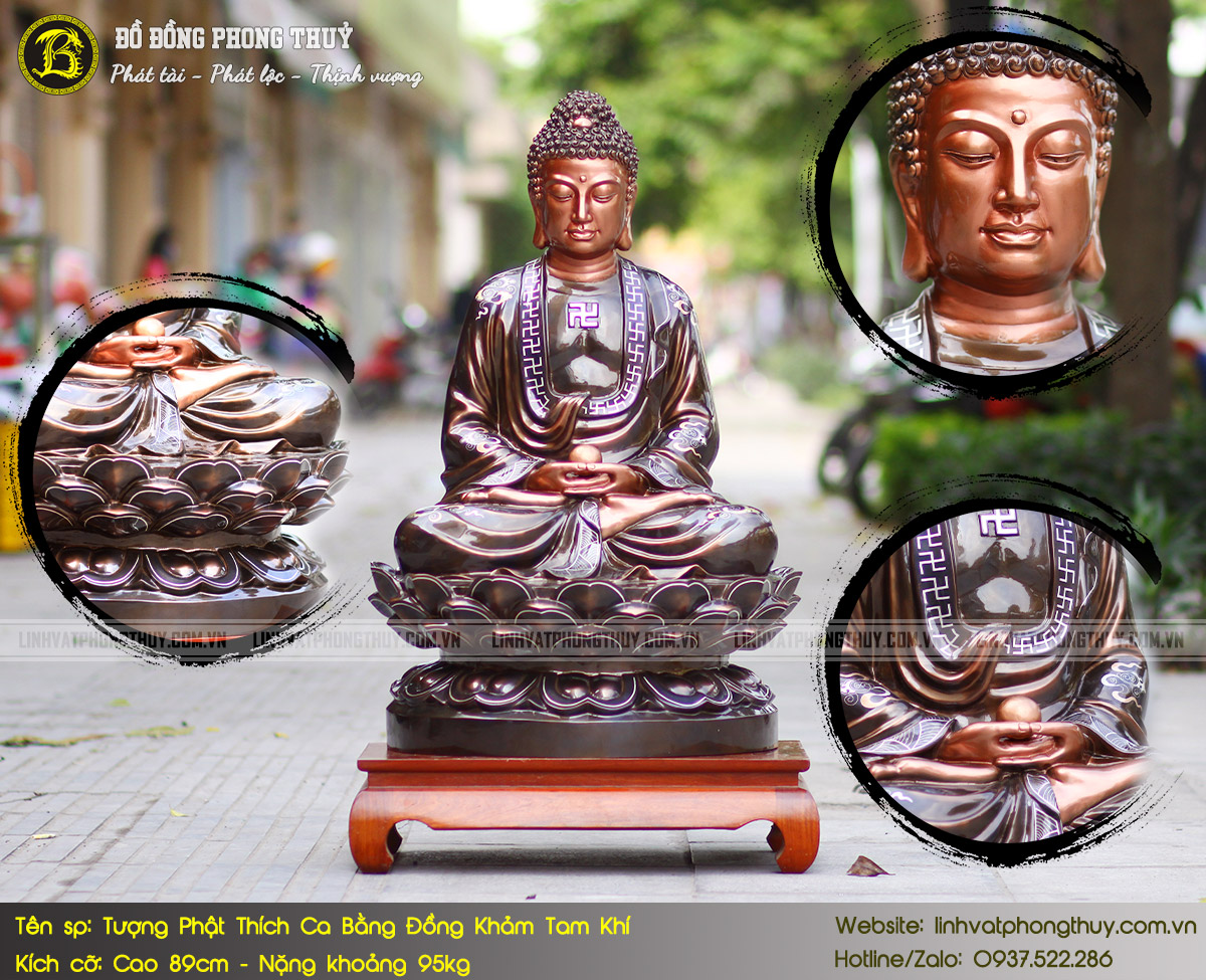 tượng Phật Thích Ca bằng đồng