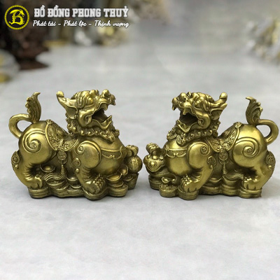 Tượng Tỳ Hưu Như Ý Bằng Đồng